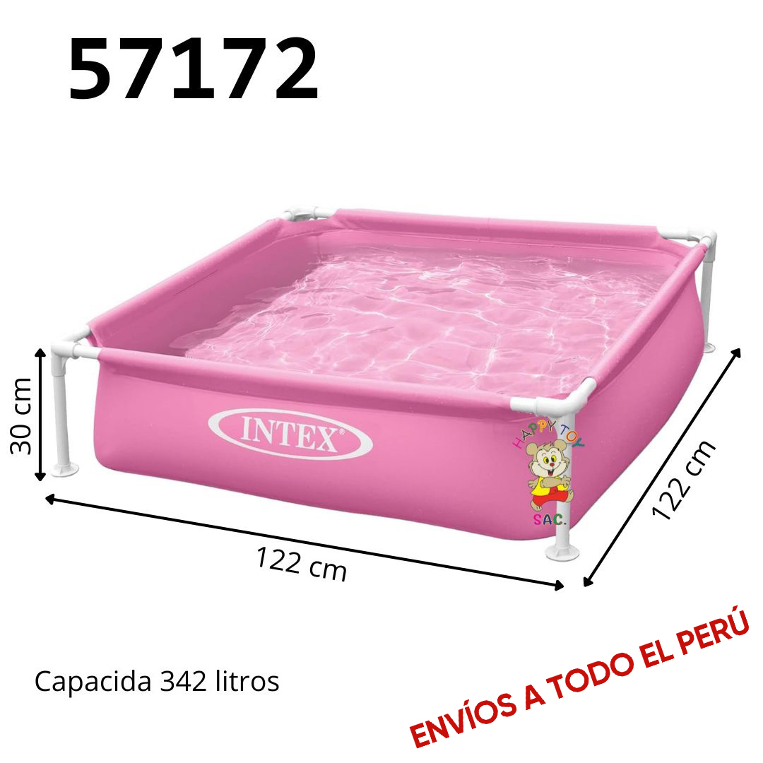 PISCINA ESTRUCTURAL 122 X 122 X 30 CM INTEX