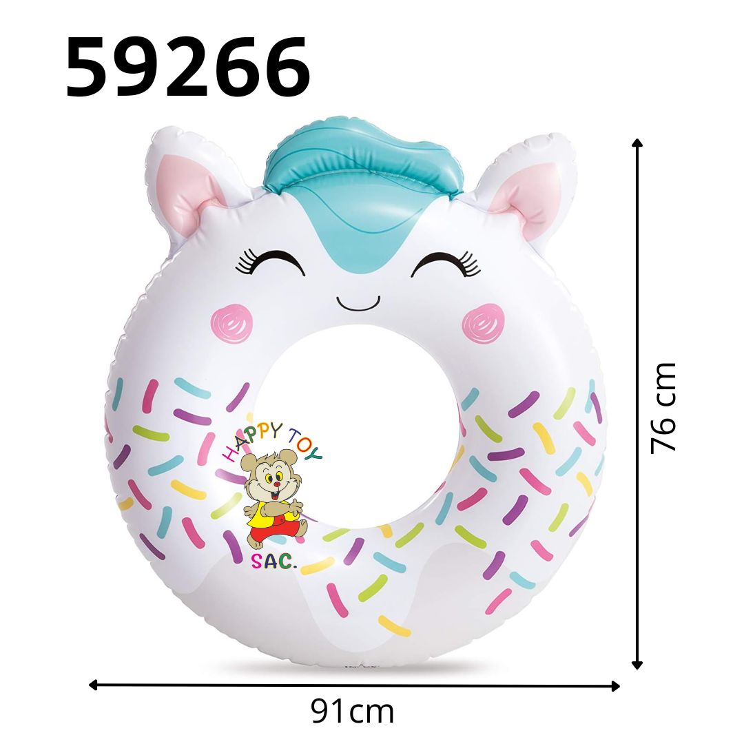 FLOTADOR ARO DISEÑO ANIMALES 91 CM INTEX