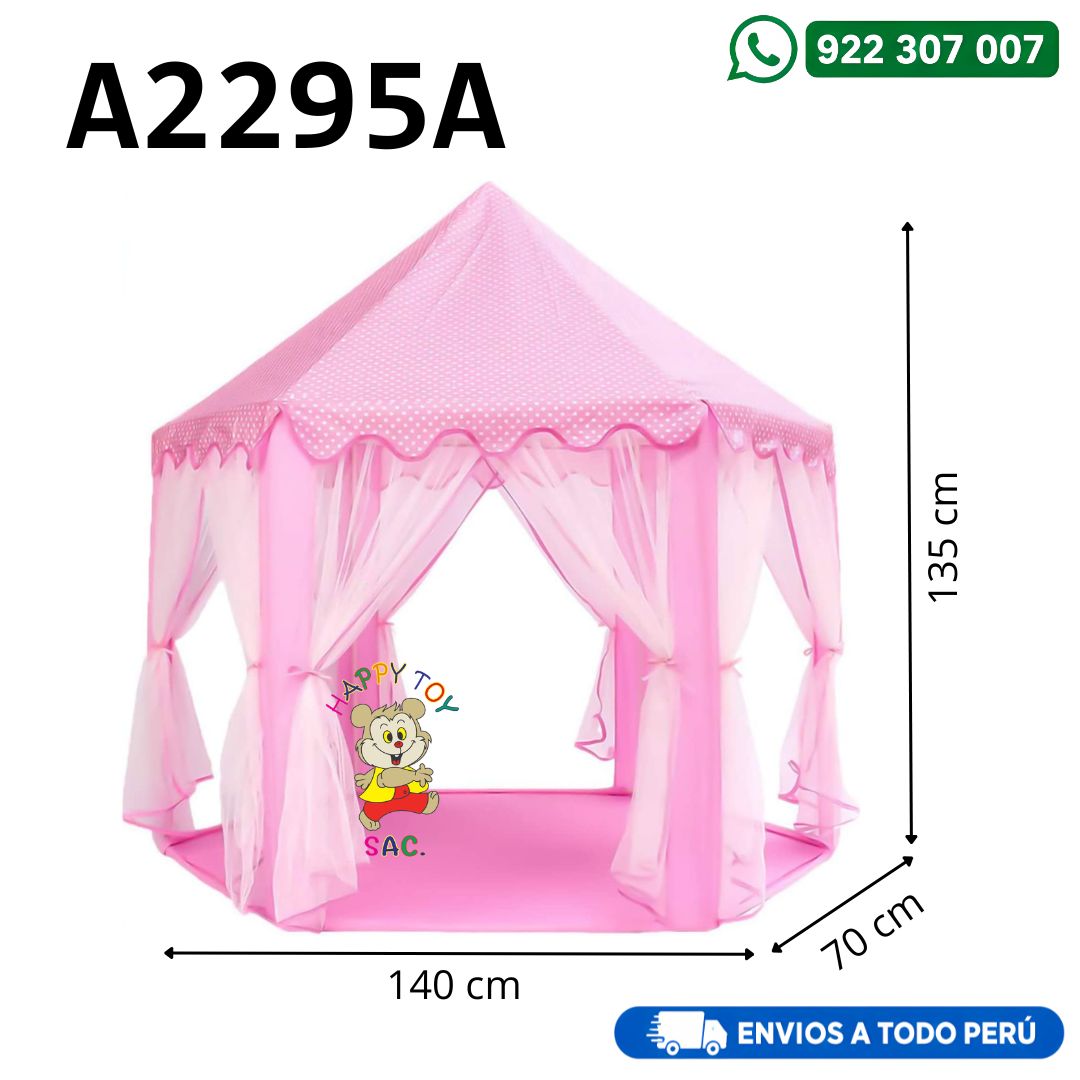 CASTILLO PRINCESA CON TUL 140 X 135 CM