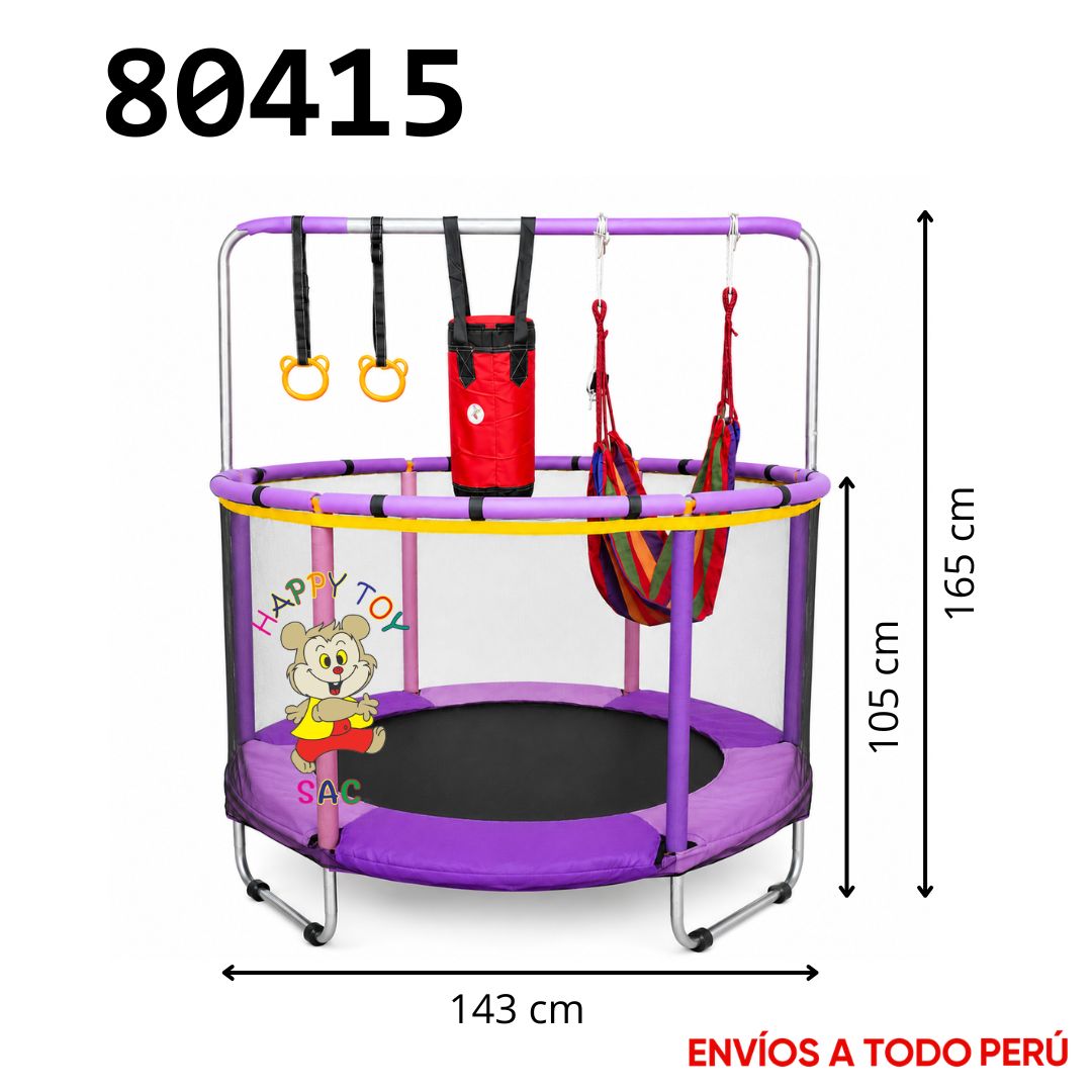 CAMA ELASTICA CON JUEGOS 