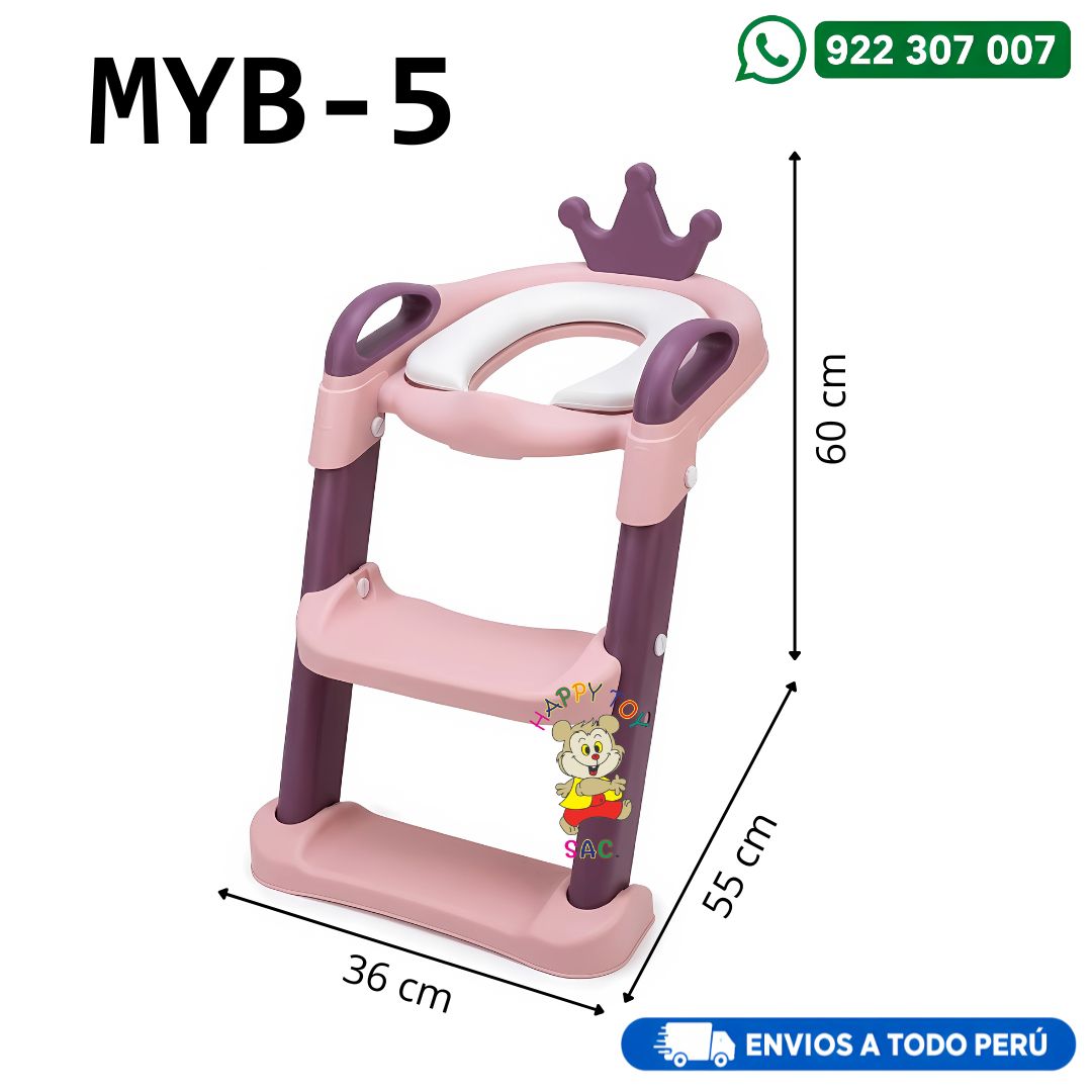 ADAPTADOR DE BAÑO CON ESCALERA 36 X 55 X 60 CM 